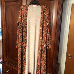 Lularoe paisley print duster. Great used condition